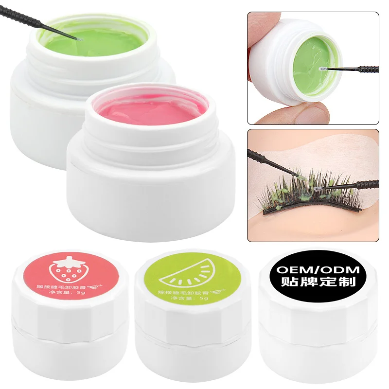 5 G Fruit Flavour Eyelash Glue Remover Zero Stimulation Quic