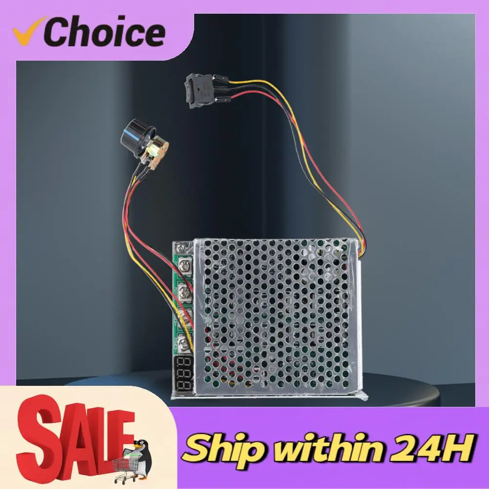 

Motor Driver Controller Board DC 10-55V Digital DC PWM Motor Governor 100A 12V 24V 48V Forward/Reverse Electronic Components