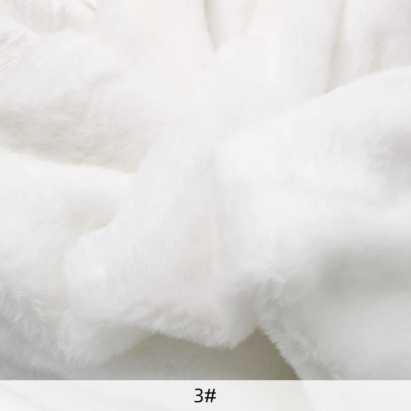 8mm Imitation Rabbit Fur Fabric Soft Short Plush For Warm Scarf, Doll,DIY Plush Toys Fabric Background Display Cloth 50x50cm/1m, image 18