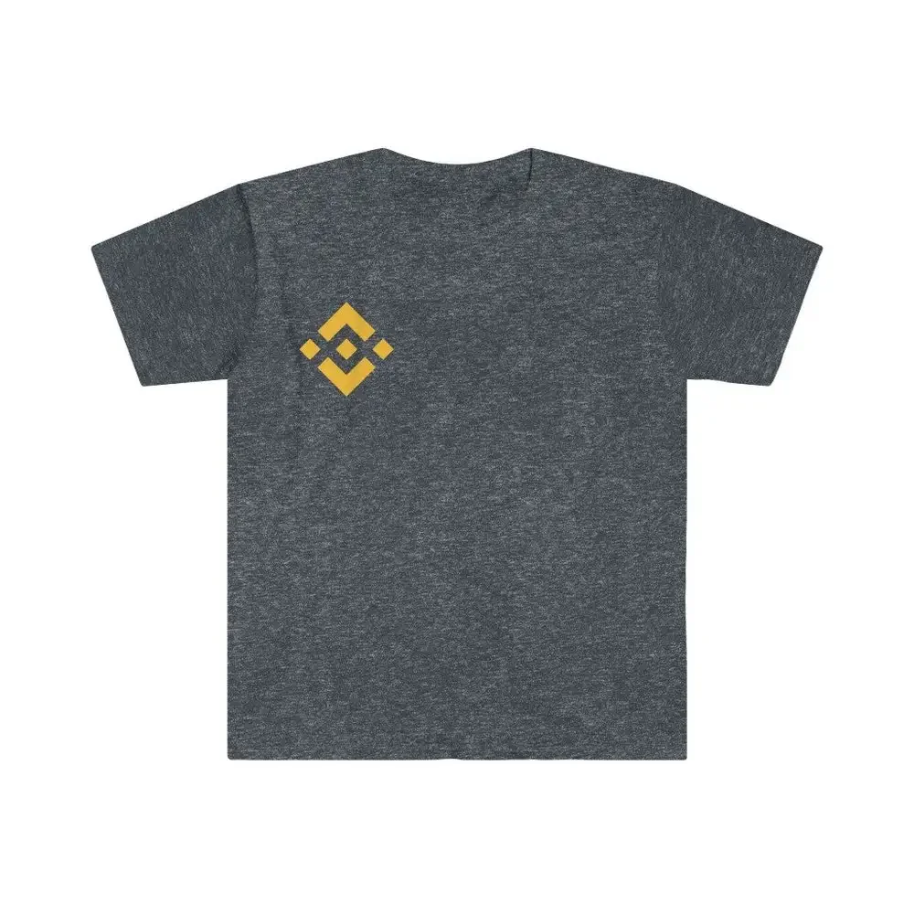 Bnb Binance Coin Small Logo Cryptocurrency Bitcoin Crypto Softstyle T Shirt