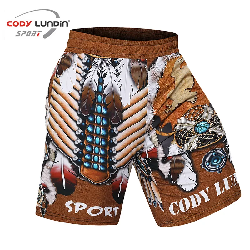 

MMA Shorts Men Muay Thai Fighting Boxing Kickboxing Sanda Short Pants Quick Dry GYM Workout Sport Fitness Running Jogging Shorts