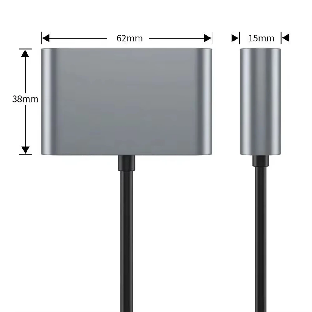 محول USB C HUB من النوع C إلى 2.5G إيثرنت مع منفذ PD100W USB 3.2 إلى 2.5Gbps بطاقة شبكة جيجابت لأجهزة الكمبيوتر المحمول Macbook Pro