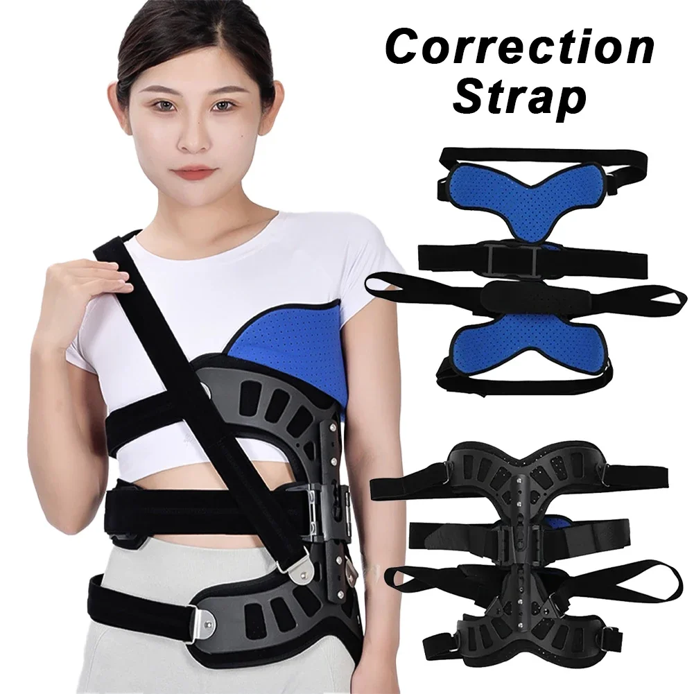 Posture Corrector Back Support Brace, Adjustable Spinal Auxiliary Stabilizer for Back, Left and Right Universal Use