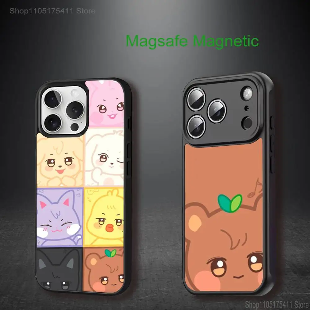 

Cute A-ANITEEZ-ES Phone Case For iPhone 17,16,15,14,13,12,11,Pro,Max,Plus,Mini,SE4,E Magnetic Magsafe Wireless Charging