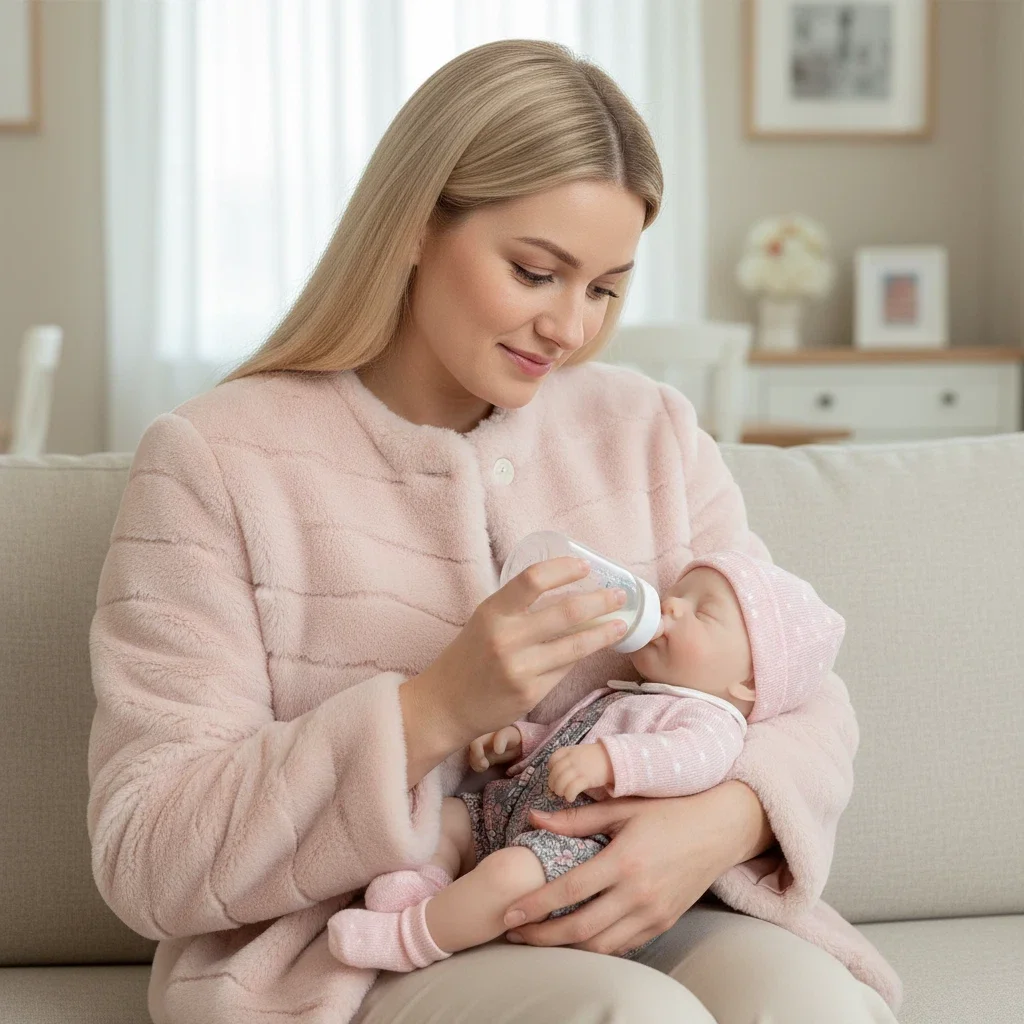 NPK 12inch Irys Squish Doll Full Solid Silicone Flexible Elastic Super Soft Cute Small Size Lifelike Reborn Bebe