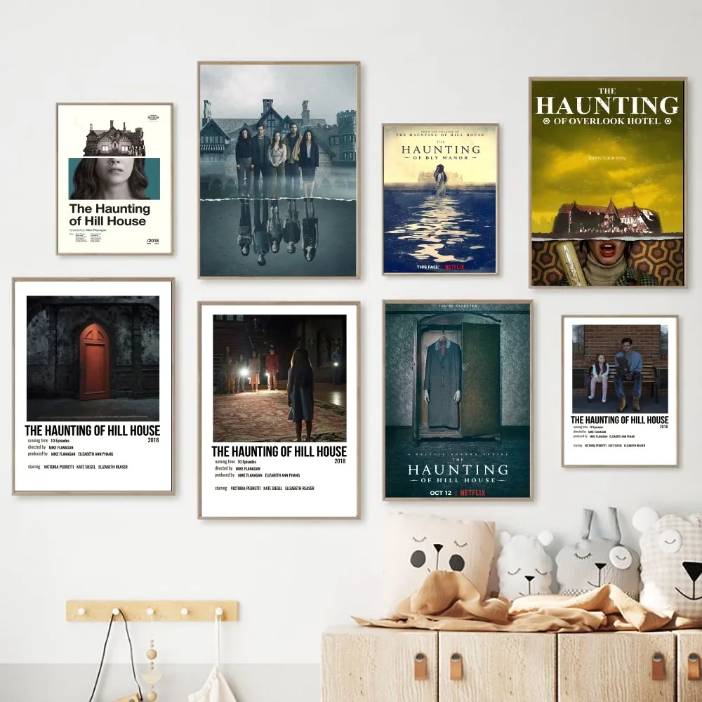 The Haunting Of Hill House Poster Kraft Club Bar Paper Vintage Poster Wall Art Painting Bedroom Study Stickers