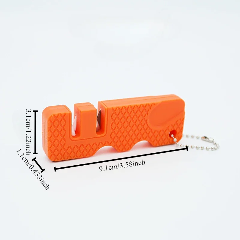 1PC Outdoor camping portable multifunctional knife sharpener camping multifunctional knife sharpener tool