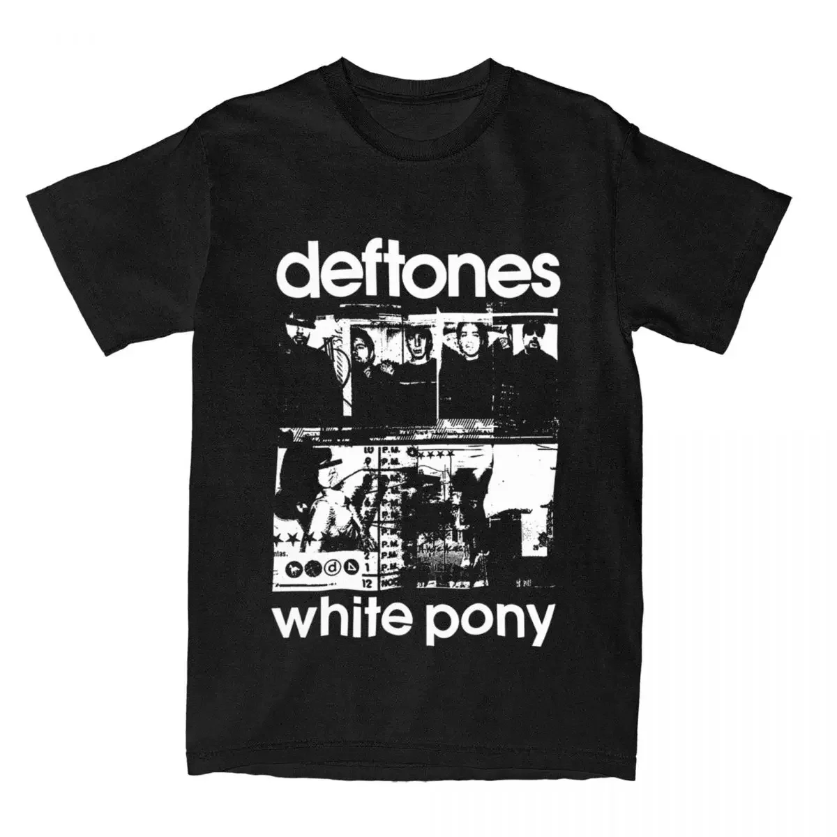 

Мужская и женская футболка с металлическим ремешком Deftones Rock, потрясающая хлопковая футболка, уникальная одежда