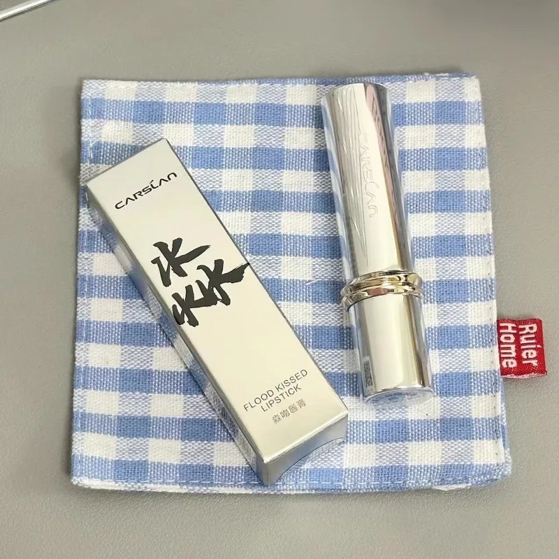 CARSLAN barras de labios hidratantes agua luz desvanecimiento líneas de labios brillo de labios tinte rojo naranja duradero leveza acuosa lápiz labial maquillaje