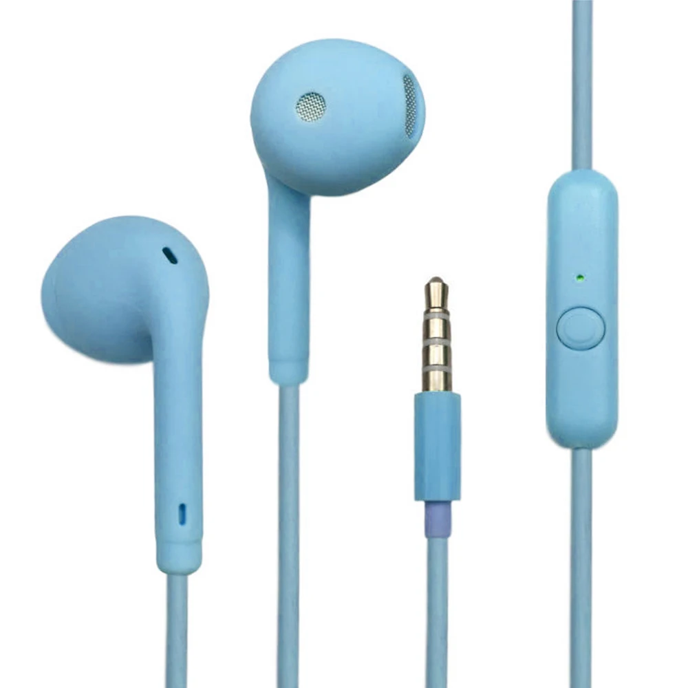 Multi-function 3.5MM Wired Earphones Headphones in Ear With Mic Sports Music Earduds Handfree Headsets For Xiaomi Samsung Huawei