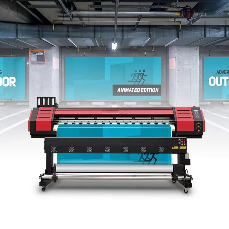 Hot Selling Printer 1.8m Eco Solvent Printer with 2XP600 Print Heads for Vinyl, Sticker, Banner Printing
