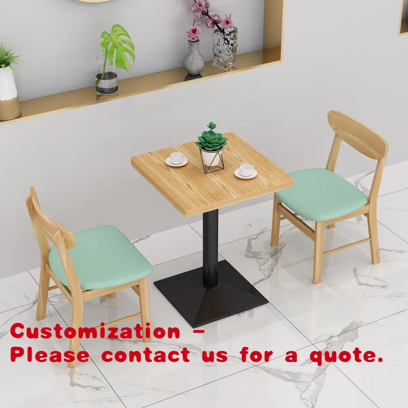

Customize.Restaurant Furniture Set Coffee Shop Furniture, Leisure Cafe, Canteen Table and Chair Set Restaurant Booth Seating Fur
