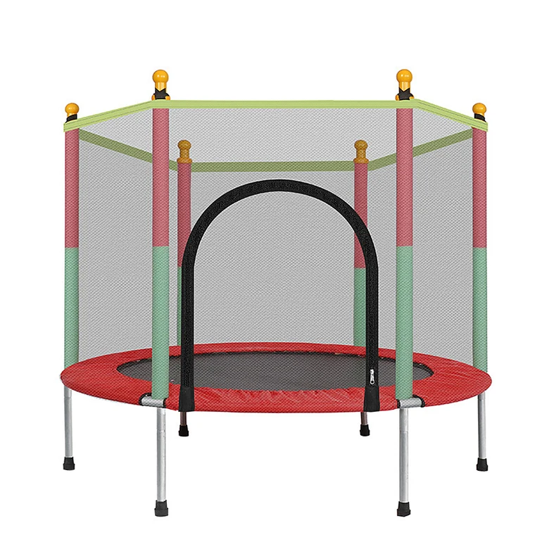 Trampoline d'extérieur solide et Stable pour enfants et adultes, approuvé par offre spéciale, avec filet fermé pour enfants