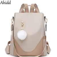 Anti-theft Daypack for Women Waterproof Nylon Backpack Lightweight Large Capacity School Bag Bookbag Fashion Ladies Travel Bags