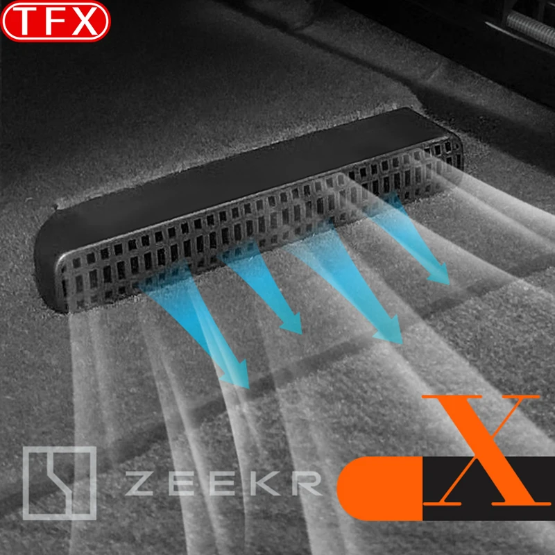 Per Zeekr X 2024 2023 Car Under Seat Air Vent Cover aria condizionata Vent copertura di protezione antipolvere accessori interni Auto