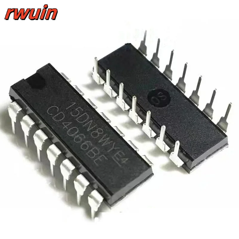 10PCS CD4066 CD4066BE DIP14 Quad Analogue Switch Chip