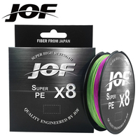 JOF X8 Lure Line Braided Fishing Line Pesca Carp Multifilament Fly Wire Japanese Pe Line Saltwater 300M 150M 6.8-45.45.4kg