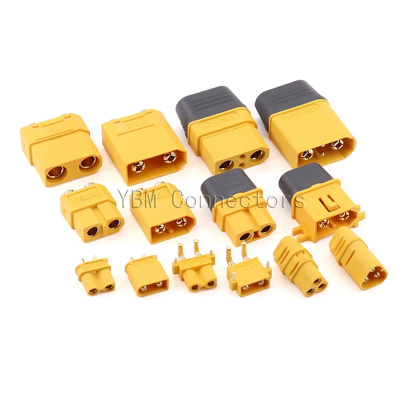 

XT60H-F Model Aircraft Connector XT90S XT30U High Current Male-Female Pair LiPo Battery Charger Plug Color Classification