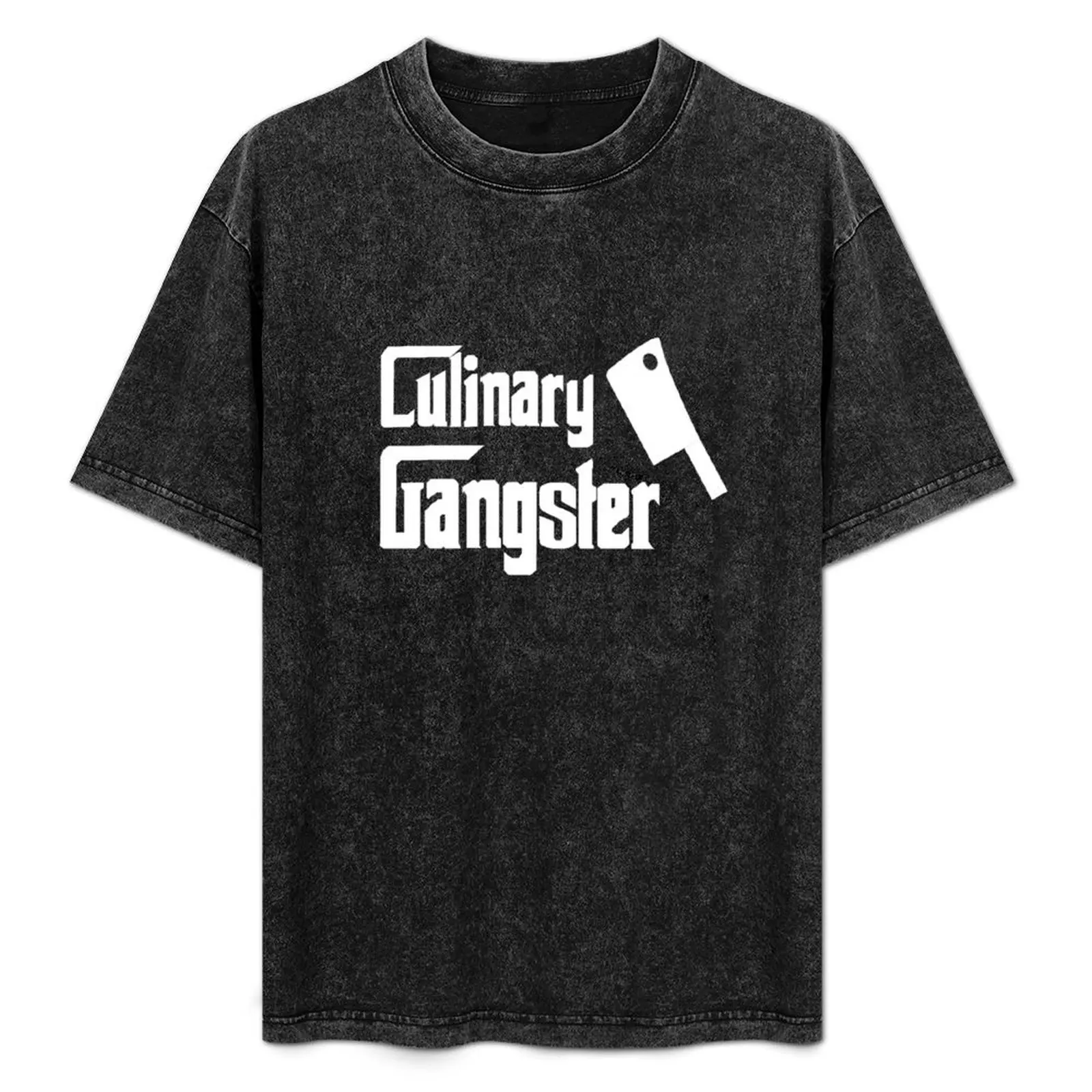 

Culinary Gangster Chef T-Shirt topping graphics Short sleeve tee men