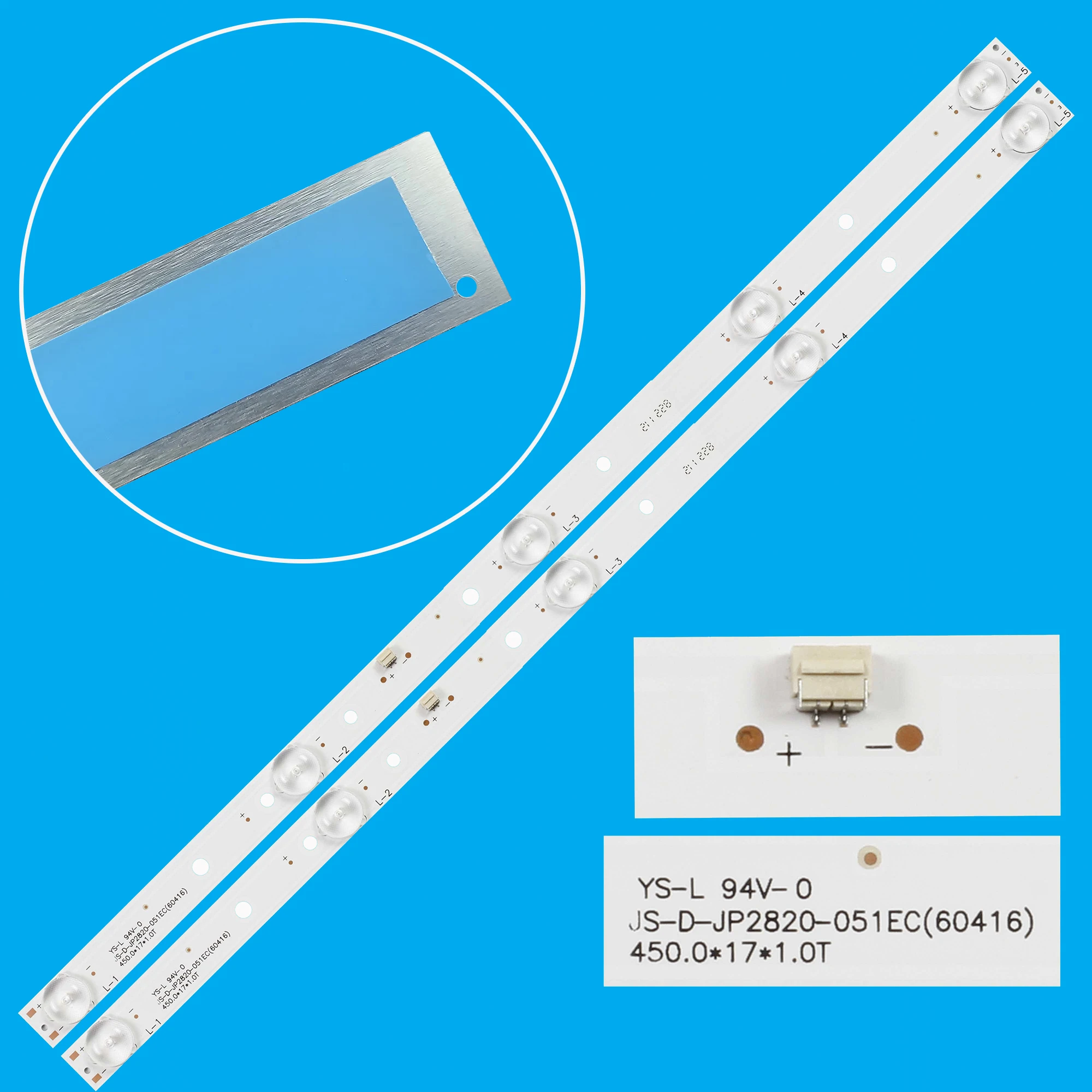 1/5/10 Kit LED backlight strip for AKTV2814TS FLTV-30B100 Lehua 28L17 OLT-30100 ПТ-71ЖК-100 JS-D-JP2820-051EC(60416) MS-L0870 V6