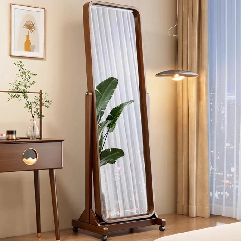 

Makeup Storage Mirrors Full Body Aesthetic Design Living Room Floor Mirror Apartments Luxury Modern Miroir Sur Pied Furniture