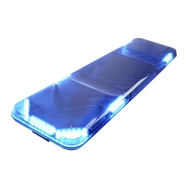 

In stock SENKEN ECE R65 R10 SAE 3W LED High Power Super Bright Full All Blue Vehicle Car Linear Grille Traffic Warning Lightbar