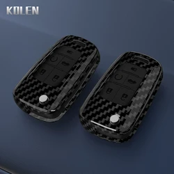 ABS Carbon Fiber Car Key Case Cover For Chevrolet Cruze Aveo Trax Sail Malibu Captiva Opel Vauxhall Astra J Corsa Insignia Mokka