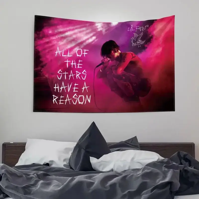 VIKAMA Pink Rock Singer Concert Quote Wall Tapestry Hanging Decor Bedroom Living Room Music Lover Artistic Soft Durable Cozy