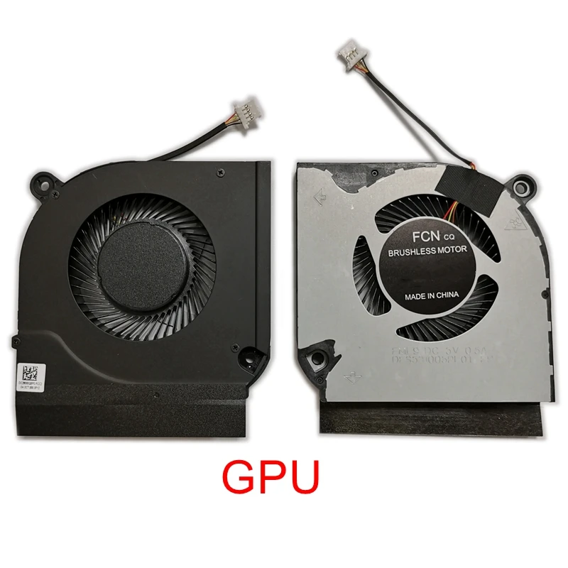 Imagem -03 - Original Portátil Cpu Gpu Ventilador de Refrigeração para Acer Nitro An51555 An51545 An517-52 An517-41 Ph315-53 Refrigerador Dfs5k223052836 5v Novo