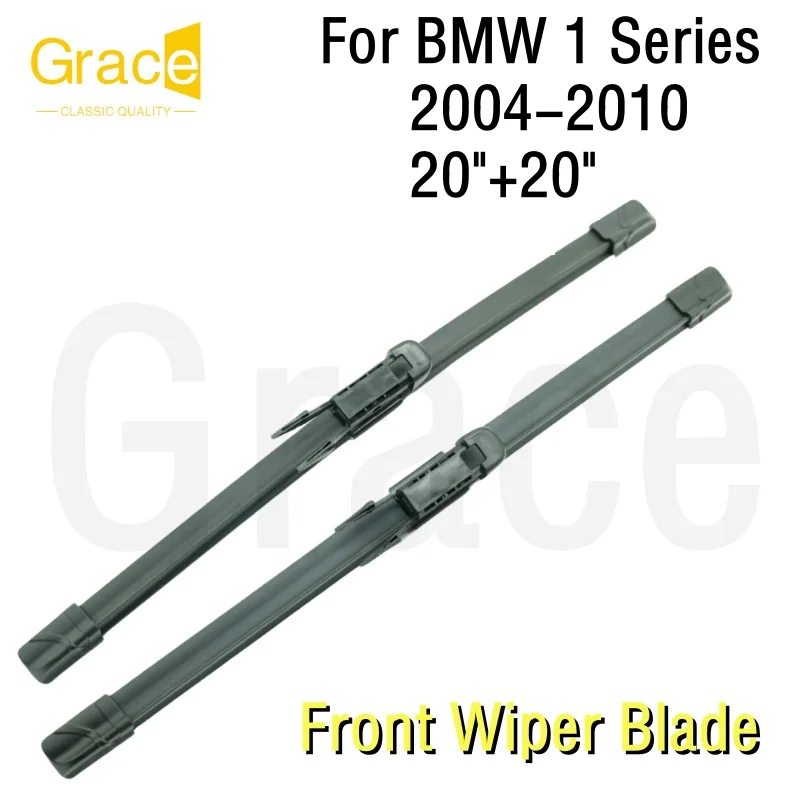 

For BMW 1 Series E81 E87 Wiper Blade 20"+20" Car Windshield Windscreen Rubber 2004 2005 2006 2008 2009 2010