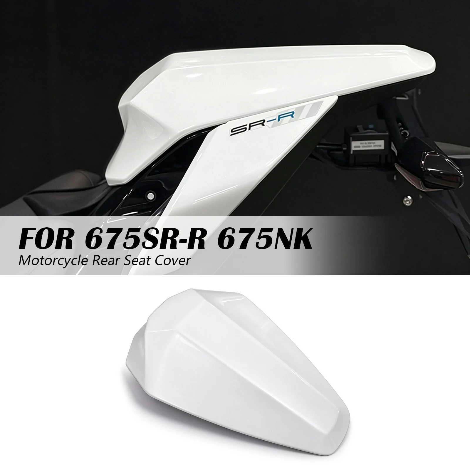 For CFMOTO 675 / SS / SR-R 2024 2025 2026 Motorcycle Rear Seat Cover Rear Hump Fairing Tail Cowl Guard Kit 675SR 675SS 675SR-R