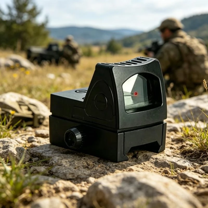 

2026 Tactical Red Dot Sight,Plastic Optics with Adjustable Guide Rail,20mm Rail Mount for Outdoor Shooting & Target Practice