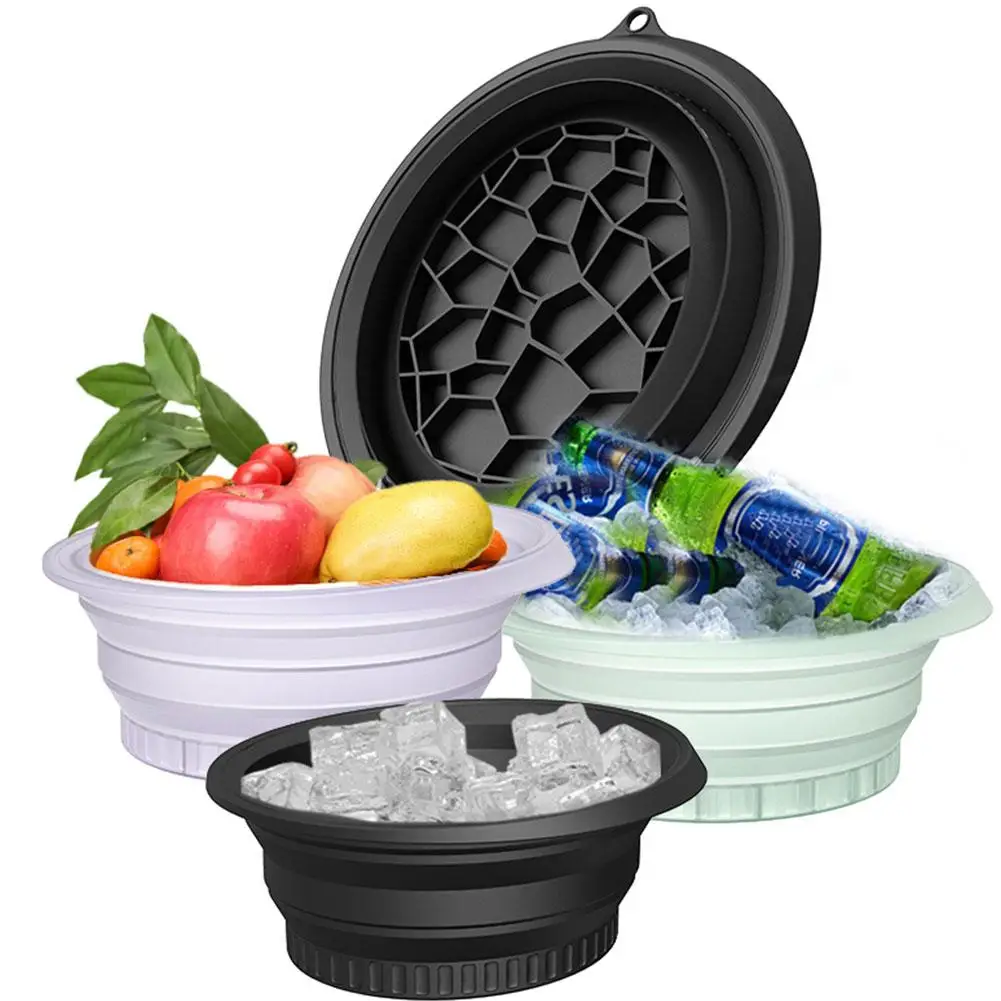 Foldable Face Ice Bath Bowl For Facials Plunge Dipping Face Folding Ice Facials Washbasin Facials Skin Care Tool For Home Travel