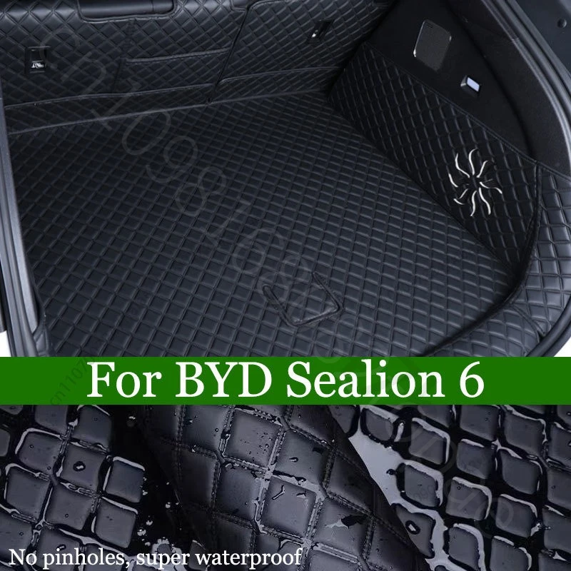 

Car Boot Mat Rear Trunk Liner Cargo Leather Floor Carpet Tray Protector Accessories For BYD Sealion 6 2025 2026 Seal U Song Plus
