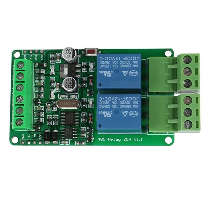 Modbus-Rtu 2 Relay Outputs 2 Switch Inputs TTL/ RS485 Interface Communication