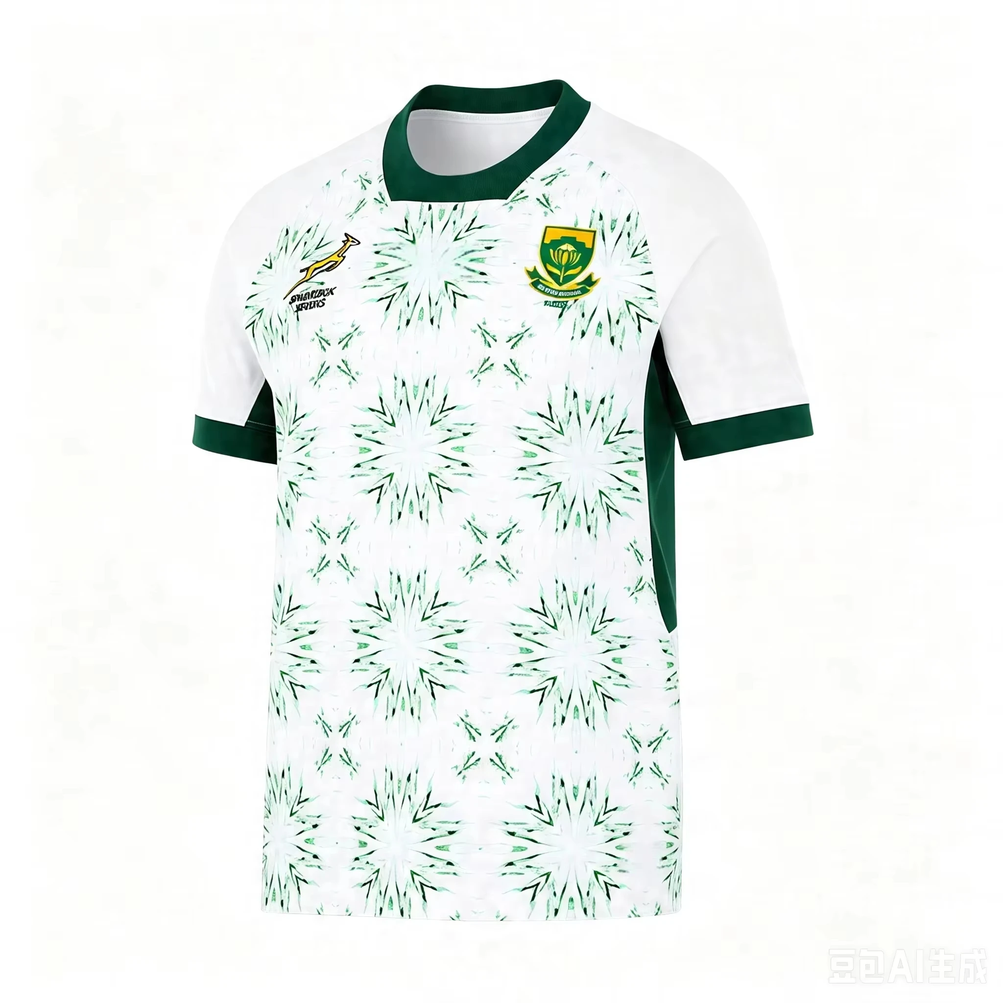 2026 South Africa Springboks Rugby Jersey Men's and Women's Summer Oversize T-shirt Breathable Quick Drying Streetwear Clothing