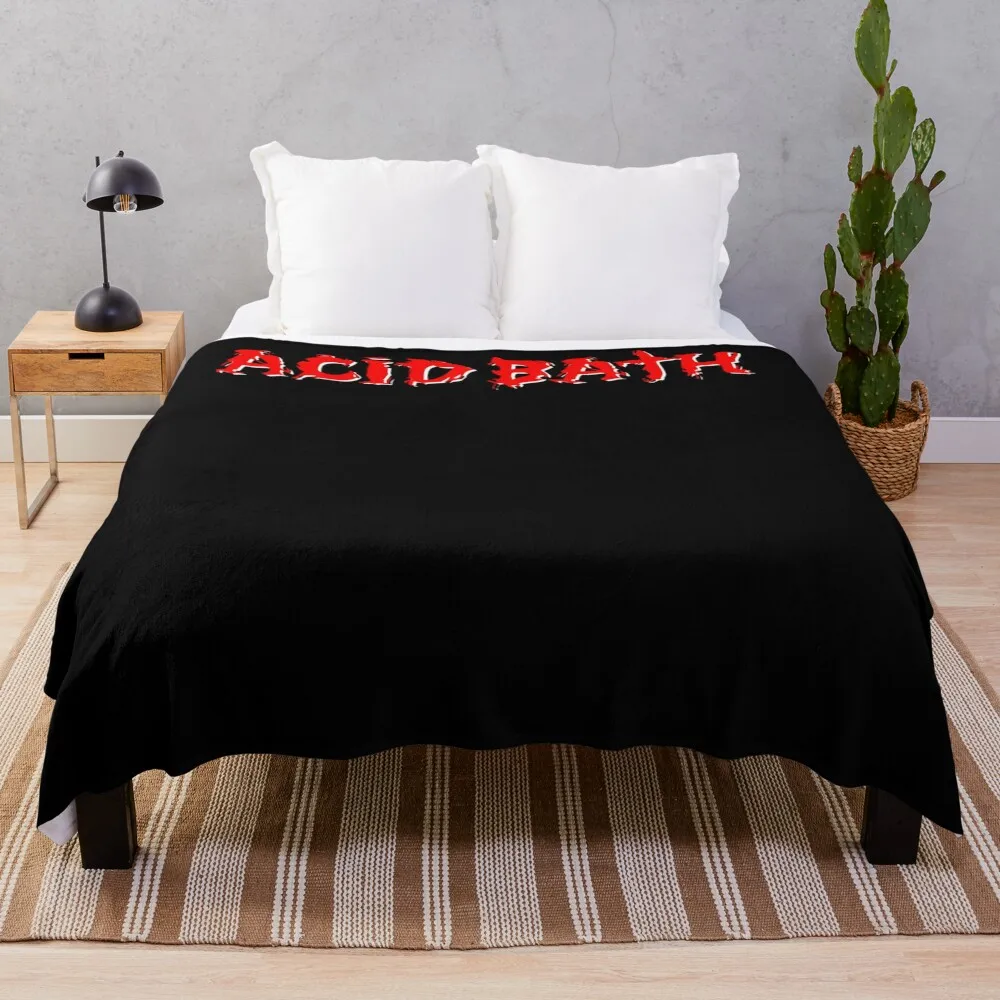 

Acid Bath Band Throw Blanket Luxury Thicken Thermal For Decorative Sofa warm winter Blankets