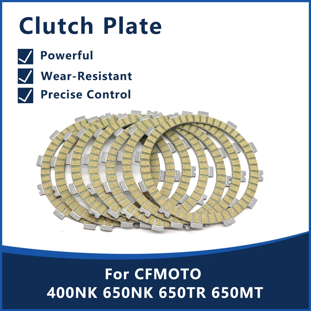 

For CFMOTO 400NK 650NK 650TR 650MT 400 650 NK 650 MT 650 TR Motorcycle Clutch Friction Plates Disc Kits Accessories