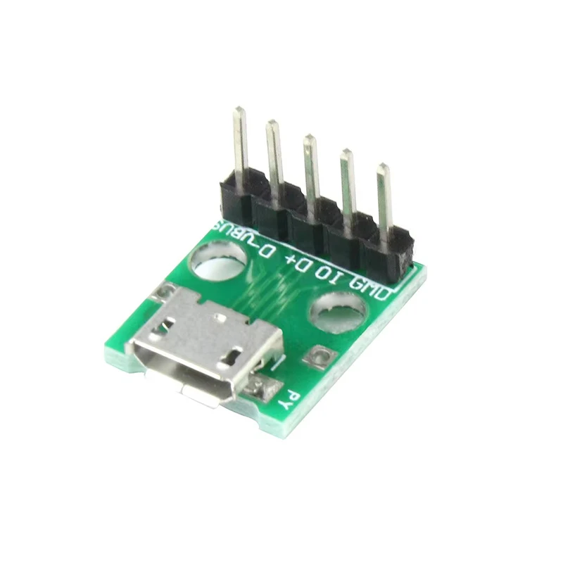 10 قطعة مايكرو USB إلى DIP محول 5pin موصل سالب B نوع PCB محول اللوح لوحة توزيع SMT مقعد الأم