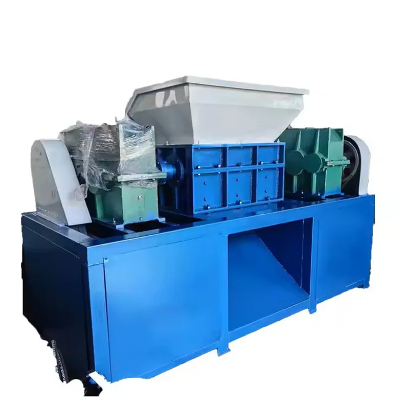 Multifunctional Metal Waste Plastic Crusher Large Garbage Double Shaft Shredder Heavy Duty