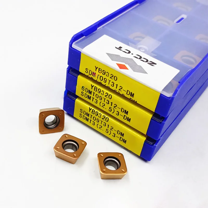 Imagem -03 - Inserções Sdmt Carboneto Zcc.ct Sdmt06t208 Sdmt090308 Sdmt09t312 Sdmt120412 Ybg202 Ybg205 Ybg212 Ybc302 Yb9320 Ybbd252