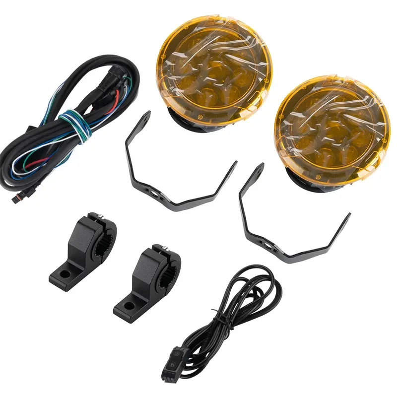 4.5 Inch Motorcycle LED Spotlight 9 Beads High Low Beam Bumper Lamp Universal Off Road Driving Light for Motorbike