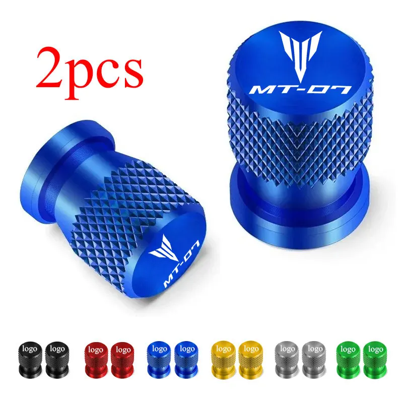 ヤマハ MT-07 MT07 mt 07 全年式 2017 2018 2019-2025 バイク用 CNC ホイール タイヤ バルブ エアポート ステムキャップ アクセサリー 2個セット