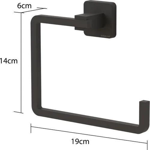 Levenslange Roestvrij Handdoek Houder Mat Zwart MG335 Stijlvolle Decoratieve Opvallende Tevredenheid Gegarandeerd 2022 Model Trend