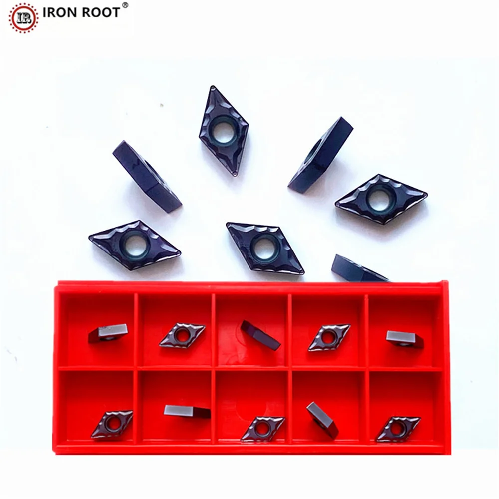 IRON ROOT DCMT070202,DCMT070204,DCMT11T304,DCMT11T308,-VP,MV,TG1225 CNC Lathe Turning Tool  Turning Carbide Insert SDACR P.M.K