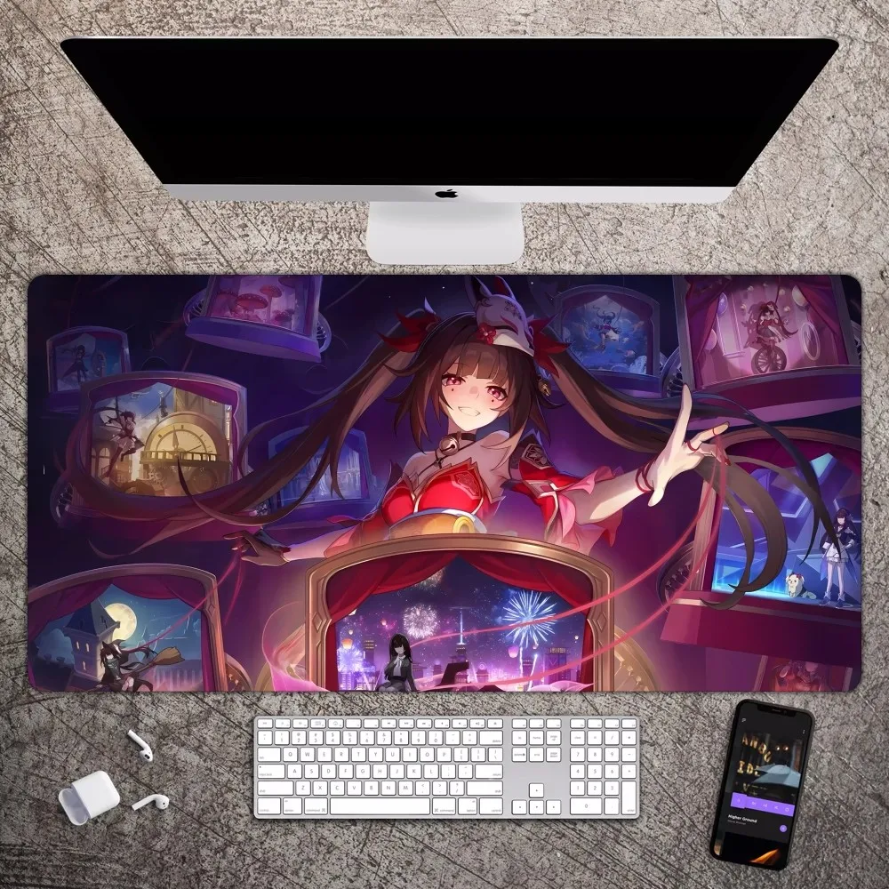 Imagem -03 - Sparkle Honkai Star Rail Mousepad Grande Computação de Jogos Gamer pc Teclado Mouse Mat