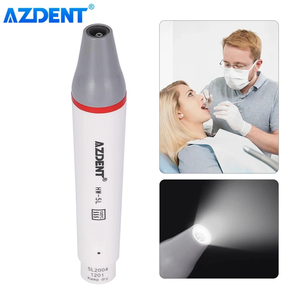 AZDENT Dental Plug-in Scaler Handpiece fit for Woodpecker EMS SATELEC VRN Ultrasonic Piezo Scalers Dentistry Tools