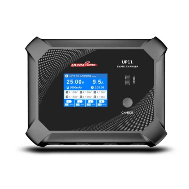 UP11 AC 240W DC 600W ULTRA POWER​ 4-Ch Smart Balance Hub For High-Volume LiPo Maintenance & Tuning
