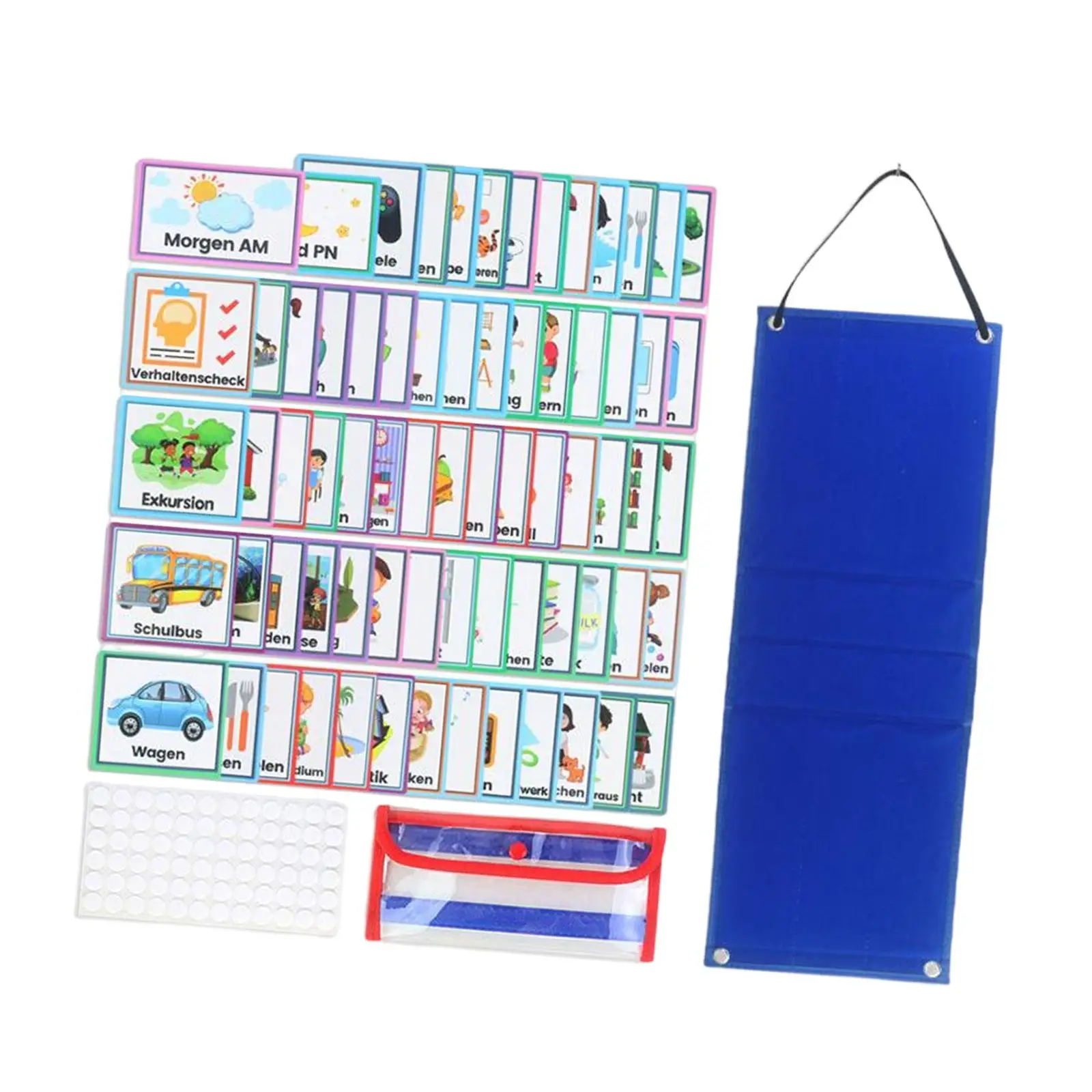 Kids Visual Morning Bedtime Routine Schedule Chart - Holiday Gift Idea for Children's Organizational Tools