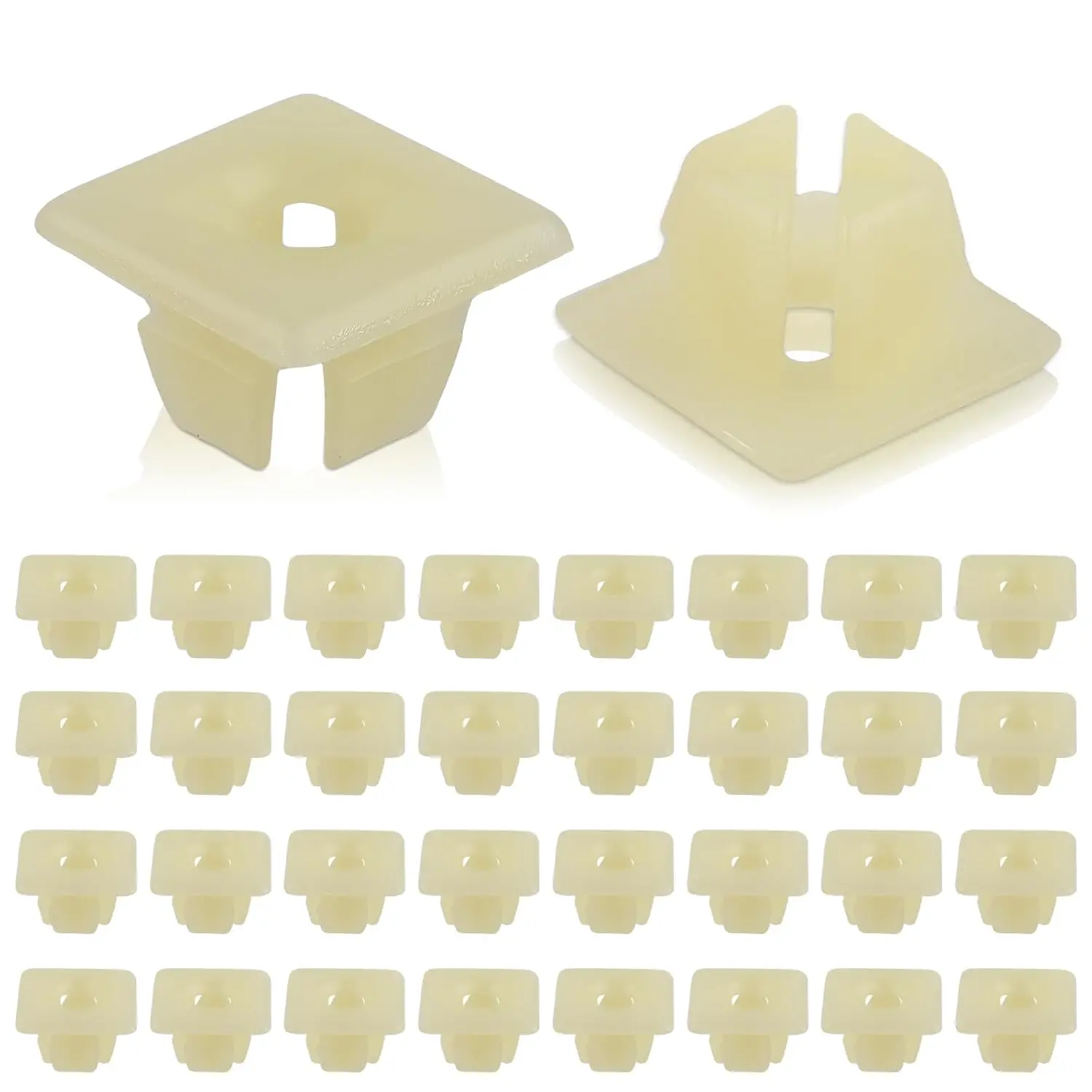 Vehicle License Plate Emblem Bumper Nut Retainer Grommet Clips, Anti‑Shake Shift Backup Fittings for Auto Repair Car‑fixing
